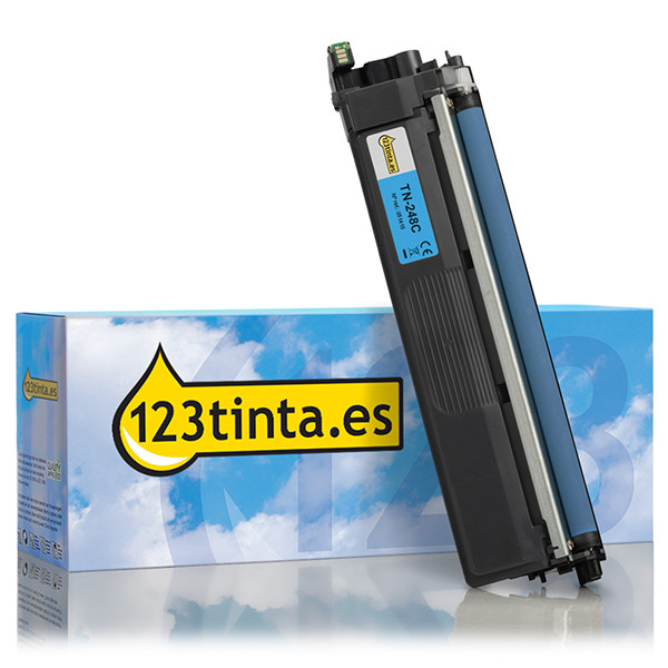 Marca 123tinta reemplaza a Brother TN-248C toner cian TN248CC 051415 - 1