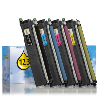 Marca 123tinta reemplaza a pack Brother TN-248 BK/C/M/Y negro + 3 colores TN248VALC 130244