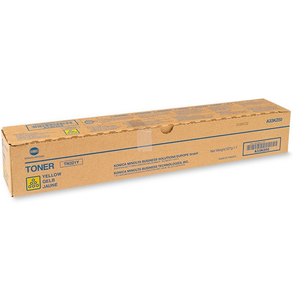 Minolta Konica Minolta TN-321Y (A33K250) toner amarillo (original) A33K250 072606 - 1