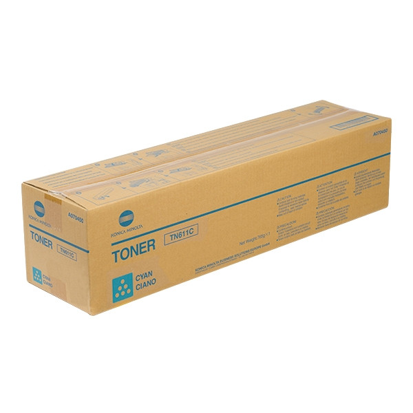 Minolta Konica Minolta TN-611C toner cian (original) A070450 072264 - 1