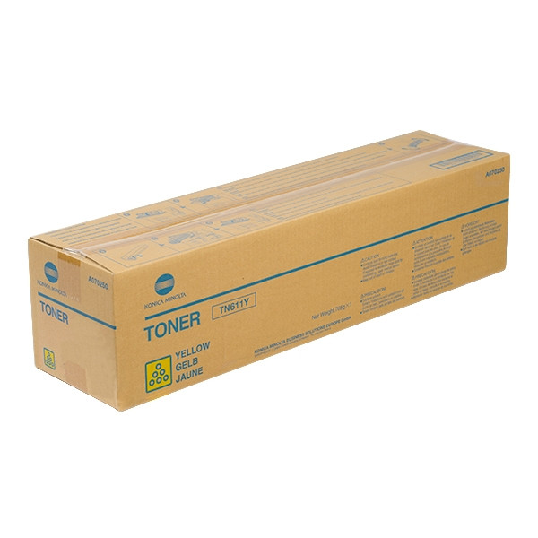 Minolta Konica Minolta TN-611Y toner amarillo (original) A070250 072268 - 1