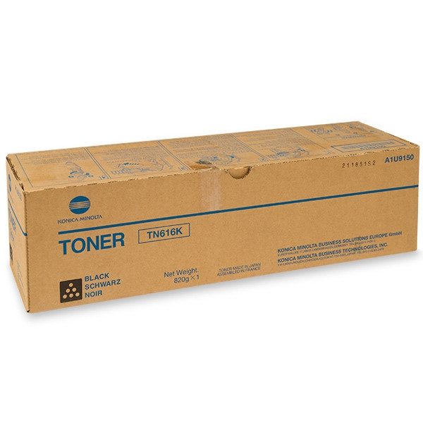 Minolta Konica Minolta TN-616K (A1U9150) toner negro (original) A1U9150 072516 - 1