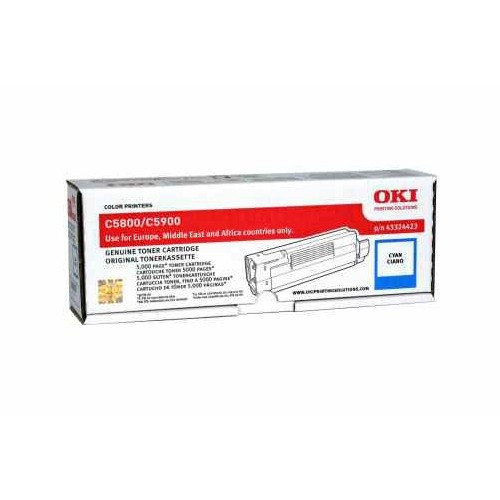 OKI 43324423 toner cian (original) 43324423 035846 - 1