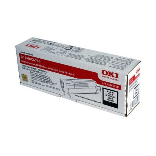 OKI 43865708 toner negro (original) 43865708 035968 - 1