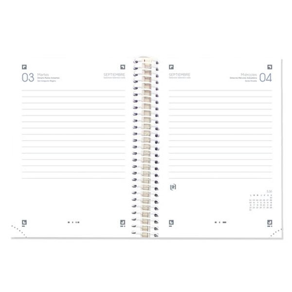 Oxford Agenda Escolar Oxford Octavo Día Vista (2024-2025) - Colores surtidos 400185058 426348 - 2