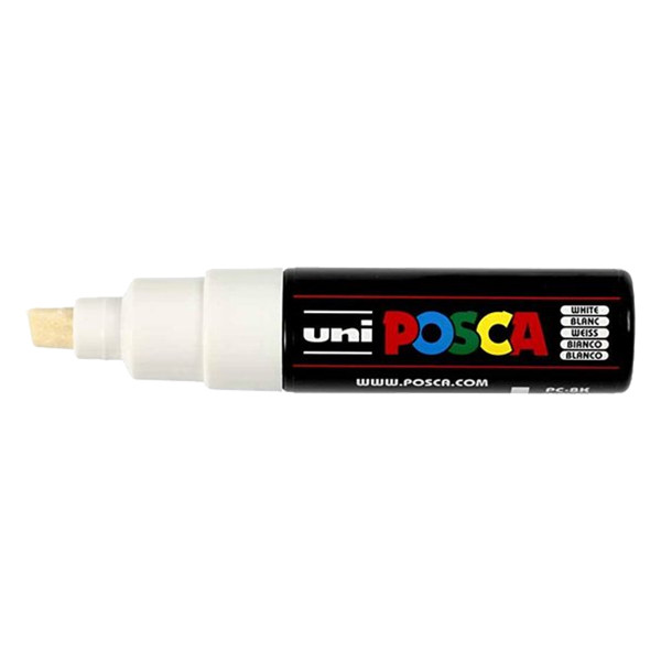 POSCA PC-8K rotulador blanco (8 mm cincel) PC8KBL 424198 - 1