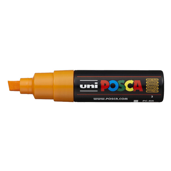 POSCA PC-8K rotulador naranja brillante (8 mm cincel) PC8KO 424210 - 1