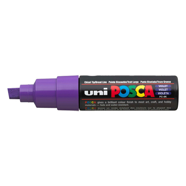 POSCA PC-8K rotulador violeta (8 mm cincel) PC8KVT 424227 - 1