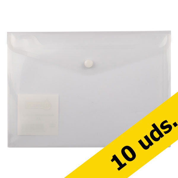 Pack ahorro 10x sobre para documentos 123tinta A5 transparente  300598 - 1