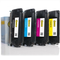 Pack ahorro Lexmark: C5220KS, CS, MS, YS negro + 3 colores (marca 123tinta)  130275