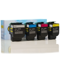 Pack ahorro Lexmark: C540H1KG, CG, MG, YG negro + 3 colores (marca 123tinta)  130280