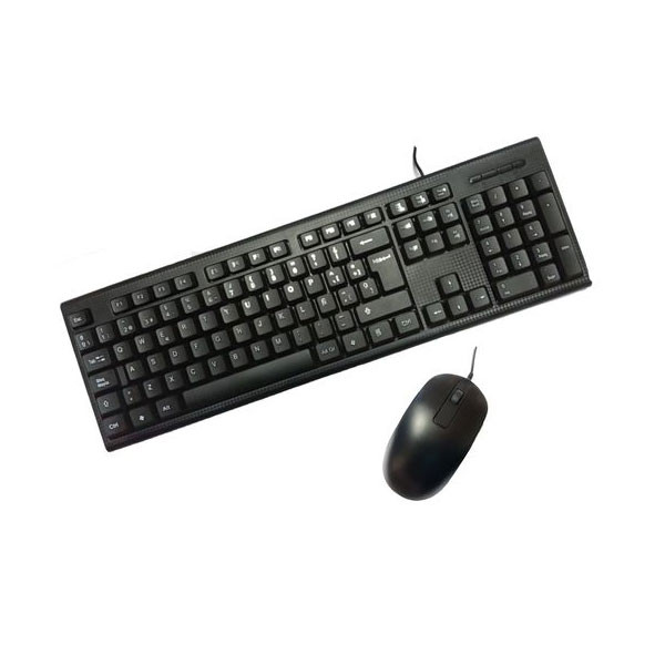 Pack teclado USB negro + ratón con cable MGS0000007112 426409 - 1