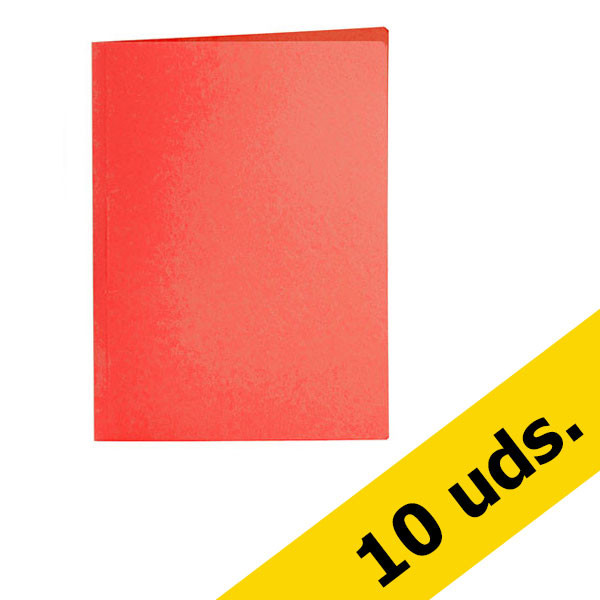 Pack x10: Subcarpeta (180g/m2) - Rojo Intenso  426088 - 1