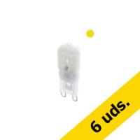 Pack x6: Bombilla LED G9 Luz Cálida (2.5W)