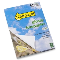 Papel fotográfico de alto brillo Glossy 245 gramos A4 (50 hojas) FSC(R) (marca 123tinta) Q5437AC 064070