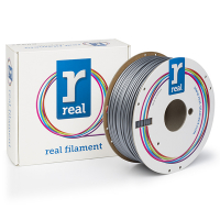 REAL filament PLA plateado | 2,85 mm | 1kg  DFP02027