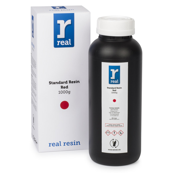 REAL resina estándar roja 1 kg RLRSTR10 DAR00919 - 1