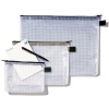 Estuche Rexel Mesh transparente/negro (A5)