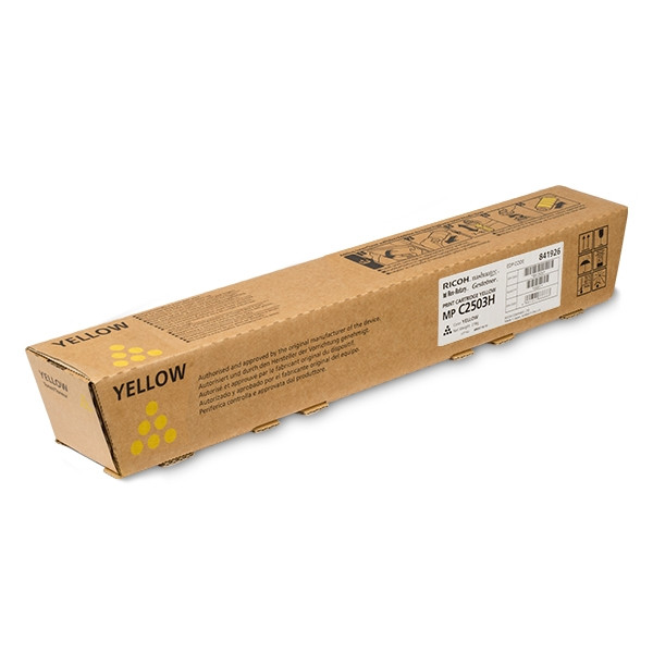 Ricoh MP C2503H toner amarillo XL (original) 841926 073554 - 1