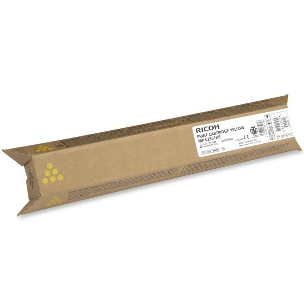 Ricoh MP C2551HE toner amarillo (original) 841507 841511 842062 900968 - 1