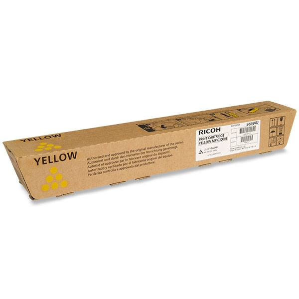 Ricoh MP C3000E toner amarillo (original) 842031 884947 888641 074844 - 1