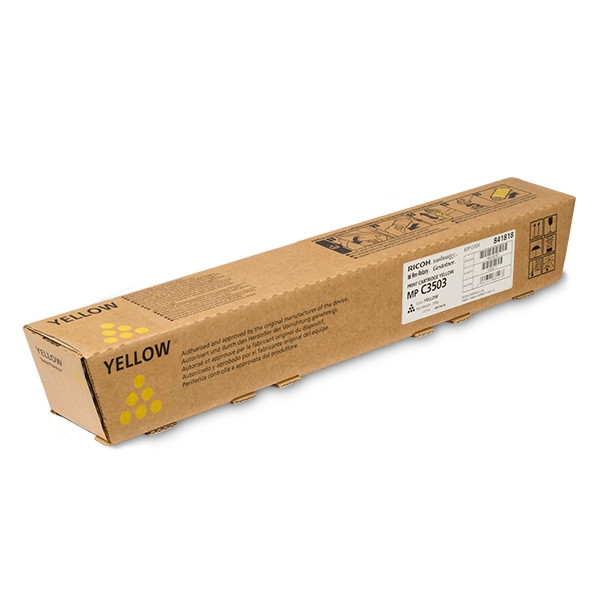 Ricoh MP C3503 toner amarillo (original) 841818 073686 - 1