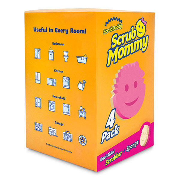 Scrub Daddy | Scrub Mommy esponjas rosas (4 piezas)  SSC01004 - 3