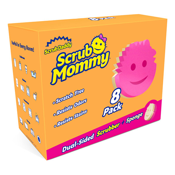 Scrub Daddy | Scrub Mommy esponjas rosas (8 piezas)  SSC01030 - 1