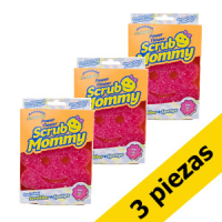 Pack 3x Scrub Mommy Flor rosa Edición Especial Primavera