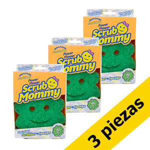 Scrub Daddy Pack 3x Scrub Mommy flor verde Edición Especial Primavera SSC00253 SSC01010 - 1