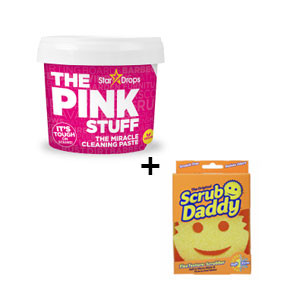 Scrub Daddy Pack Scrub Daddy | Esponja original + The Pink Stuff Paste (500 gramos)  SPI00010 - 1