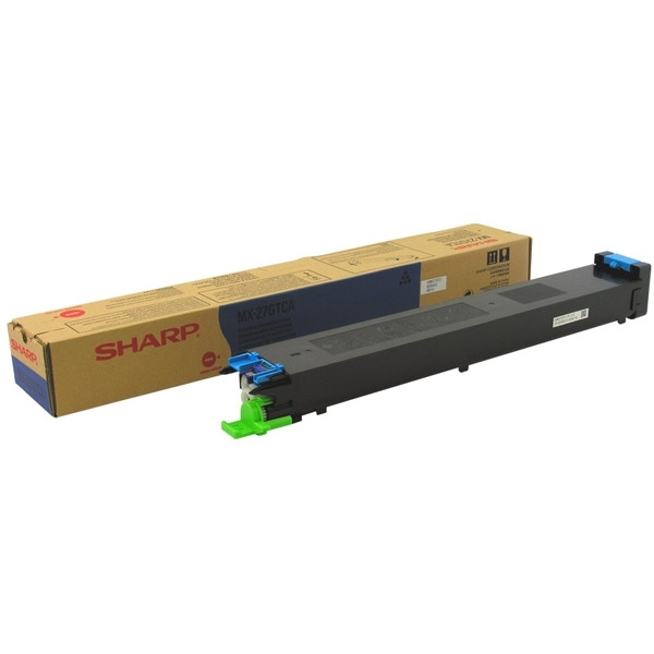 Sharp MX-27GTCA toner cian (original) MX27GTCA 082124 - 1