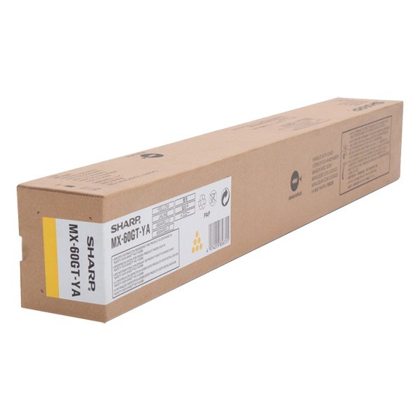 Sharp MX-60GTYA toner amarillo (original) MX60GTYA 082802 - 1