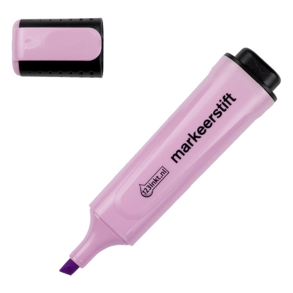 Subrayador violeta pastel 123tinta punta biselada 70-155C 300356 - 1