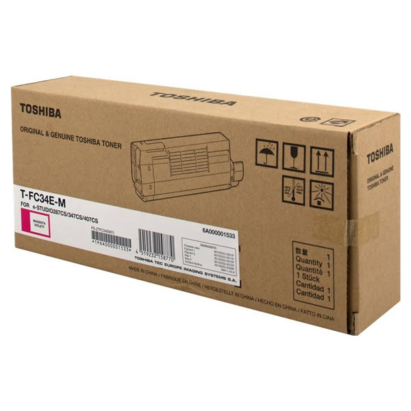 Toshiba T-FC34E-M toner magenta (original) 6A000001533 078910 - 1