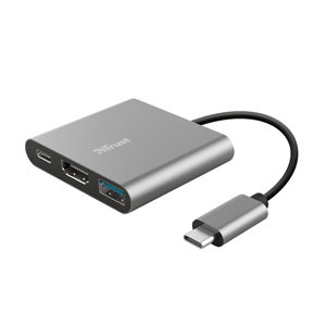 Trust Conector multipuerto Trust USB-C (3 en 1) 23772 404016 - 1