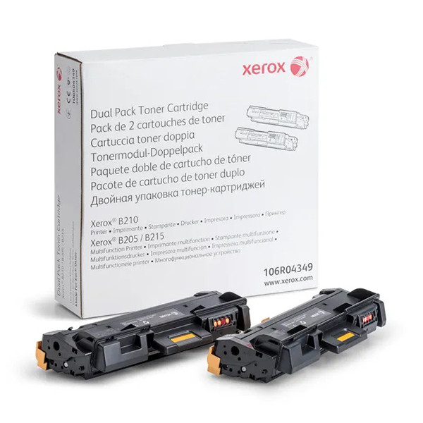 Xerox 106R04349 pack x2 toner negro (original) 106R04349 041112 - 1