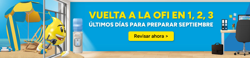 Vuelve a la ofi en 1, 2, 3 Últimos días para preparar septiembre