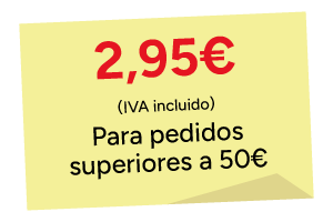 Envio 2,95 por más de 50€