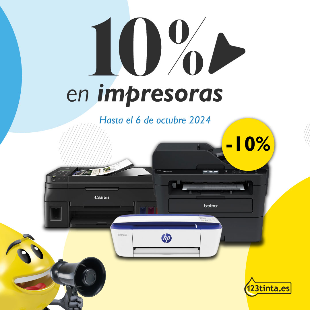 ¡-10% en impresoras!