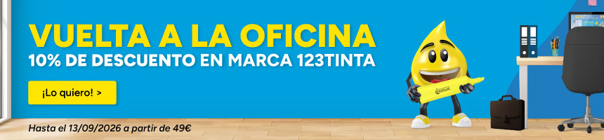 10% en marca 123tinta Empieza septiembre ahorrando